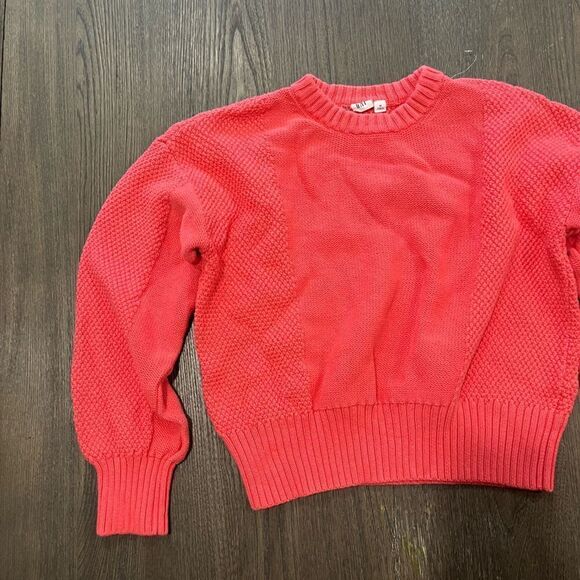 GAP Mix-Stitch Crew Neck Sweater Coral - Size M - Picture 2 of 10